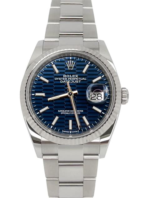 rolex datejust 36 blue dial oyster bracelet watch|Rolex Datejust price chart.